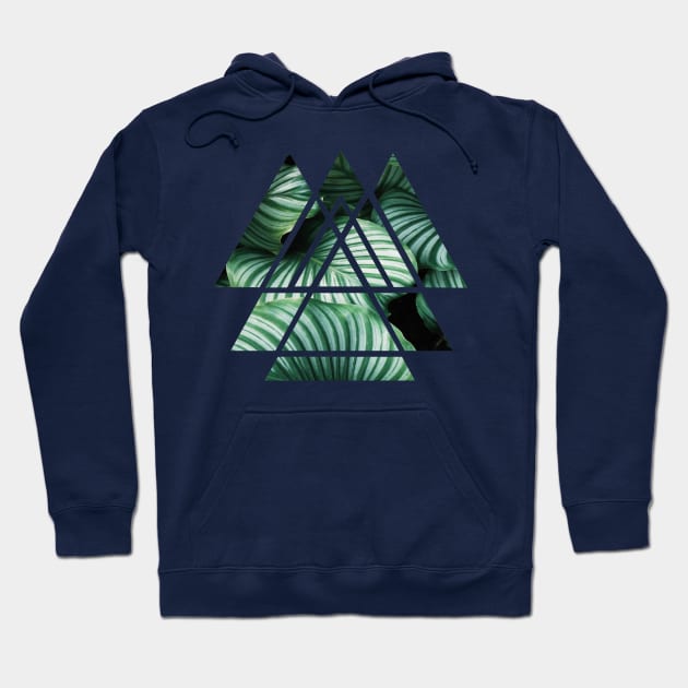 Scared Geometry Triangles Hoodie by manal